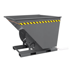 B-Ware Stier Kippbehälter 1000l anthrazitgrau Selbstkipper 1500kg Querkippbar