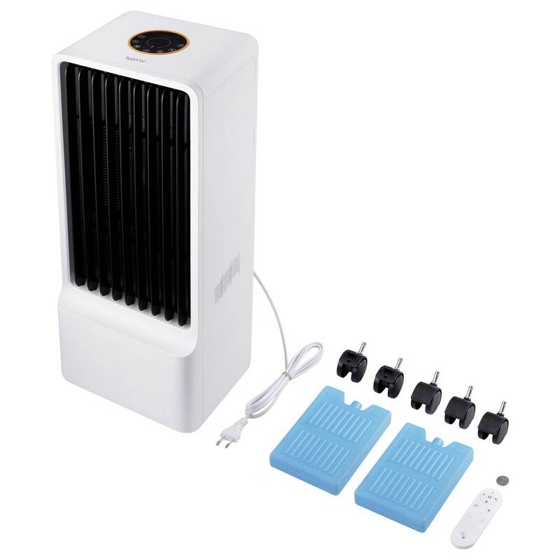 Sygonix Luftkühler Klimagerät 50W Oszillierend Fernbedienung 6l Timer Weiß - 4064161310022