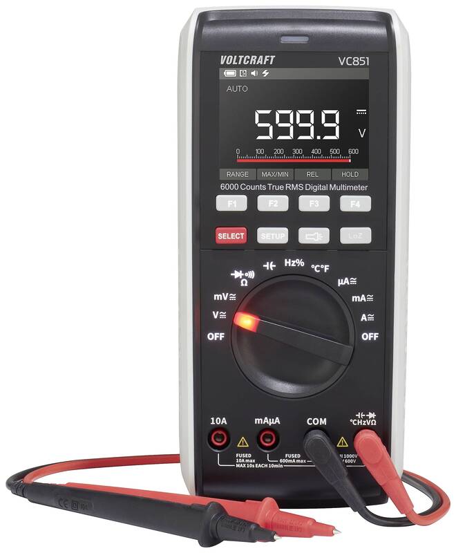 VOLTCRAFT Hand-Multimeter digital Multimeter Messgerät Strom Spannung Kapazität - 4064161218069
