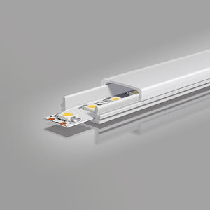 B-Ware EVN APFLAT1 Alu-Profil 200 cm U-Profil flach Metallplatte Legierungsplatte