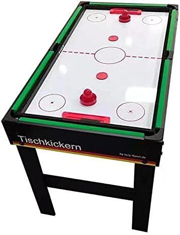 Izzy 4-in-1 Multi-Kicker Tischfußball Billard Tischtennis Air Hockey 123cm - 4047385499155