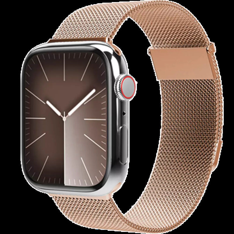 VONMÄHLEN Milanese Loop 2 Roségold Edelstahlarmband für Apple Watch 42-49 mm - 4251483624726