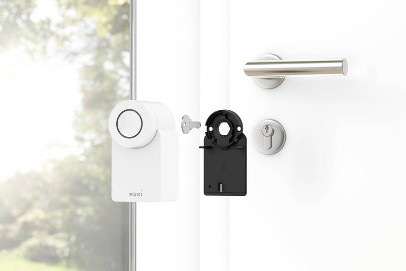 NUKI Smart Lock 3.0 Türschlossantrieb 1 St. für Apple HomeKit, Weiß - 9120072081804