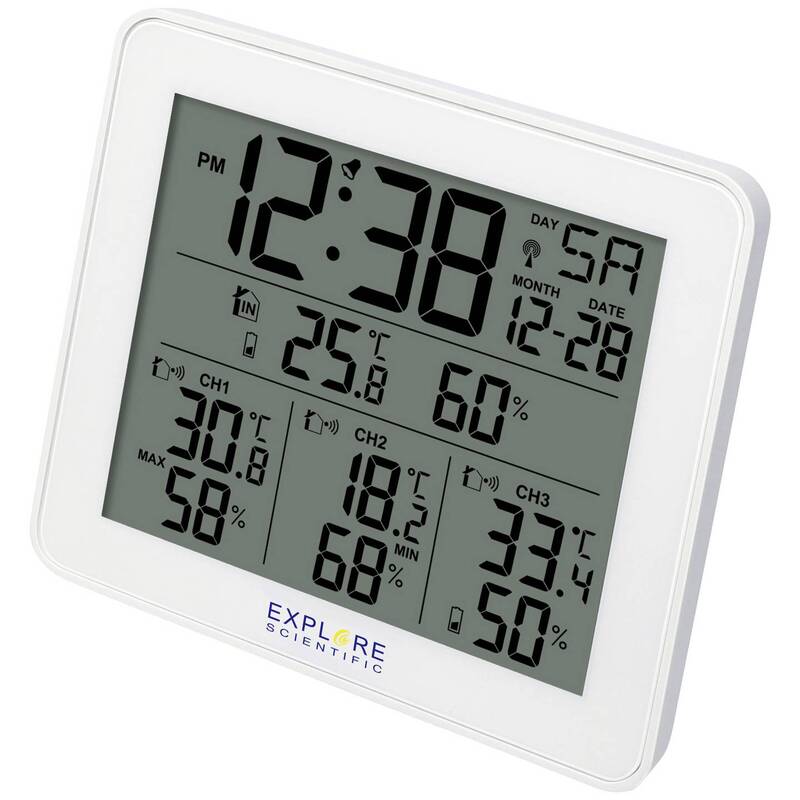Explore Scientific Funk-Wetterstation WSH4003 Wetterstation 3 Sensoren digital - 4007922065793