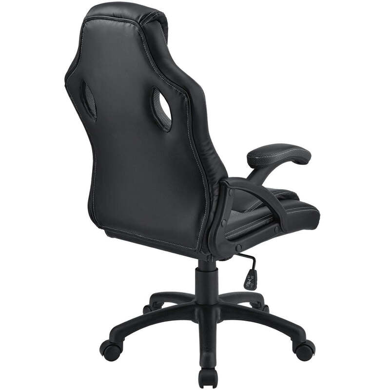 Racing Schreibtischstuhl Montreal ergonomisch verstellbare Rückenlehne grau - 4260304769553