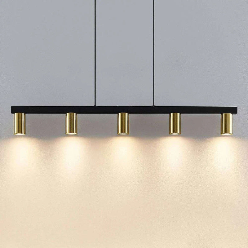 Lindby Pendelleuchte Hängelampe Baliko messing schwarz Esstischlampe Licht LED - 4251911706451