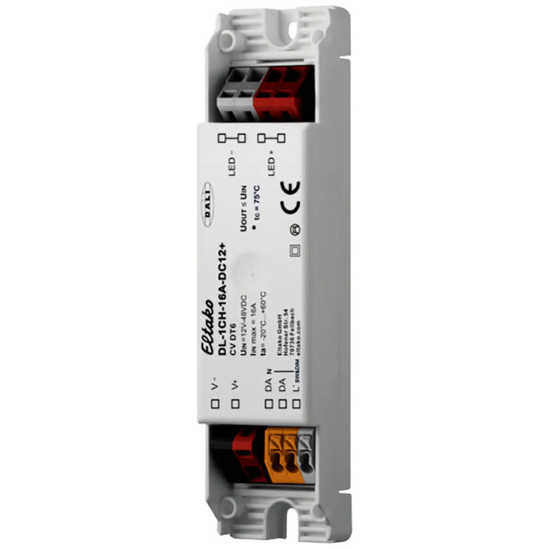 Eltako LED-Dimmer 1-Kanal DALI für LED-Lampe grau 768W dimmbar Einbau IP20 - 4010312321522