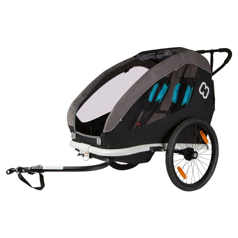 Hamax Traveller Fahrradanhänger Kinderfahrradanhänger Anhänger Rad Black Grey - 7029774000576