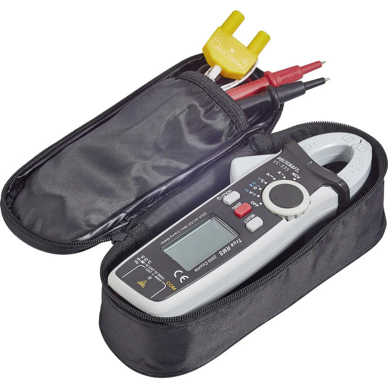 Voltcraft Stromzange VC-335 digital Messgerät 2000 Counts CAT II 600V CAT III - 4016139066660