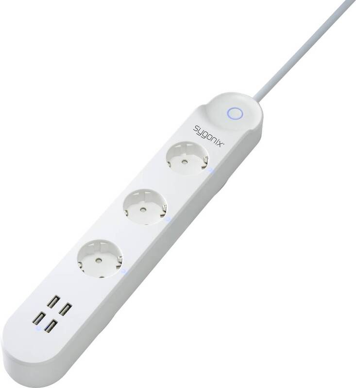 Sygonix WiFi Steckdosenleiste App steuerbar Mehrfachsteckdose SIEHE TEXT/FOTO - 4064161017365