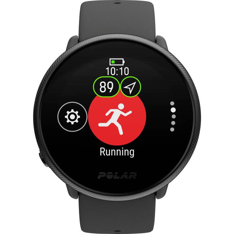 Polar Pulsuhr Fitnessuhr Ignite 2 Pulsmesser Smartwatch schwarz S/L wasserdicht - 0725882058139