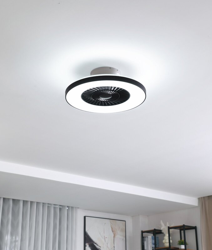 Lindby Smart LED-Deckenventilator Ventilator Paavo schwarz leise Tuya - 4251911780239