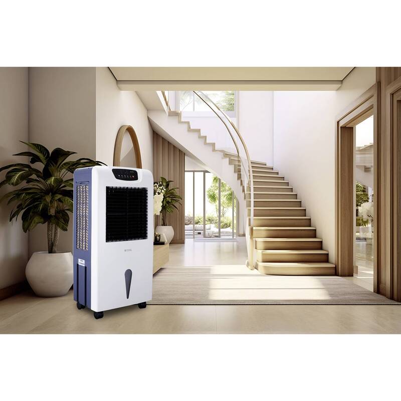 Be Cool Luftkühler Klimagerät 205W 4-Stufen Fernbedienung 63l Wassertank weiß - 9005151006643