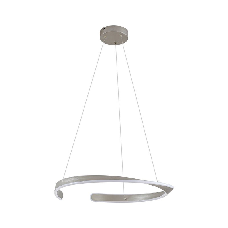 Lucande LED Hängeleuchte Pendelleuchte Eloura silber Metall CCT Ø58cm - 4255830902963