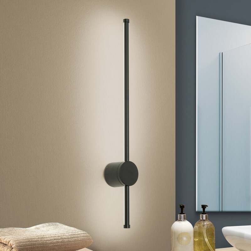 Orion Wandleuchte Wandlampe LED Ferdinand IP54 schwarz 65 cm Lampe Leuchte 12 W - 9003090275717