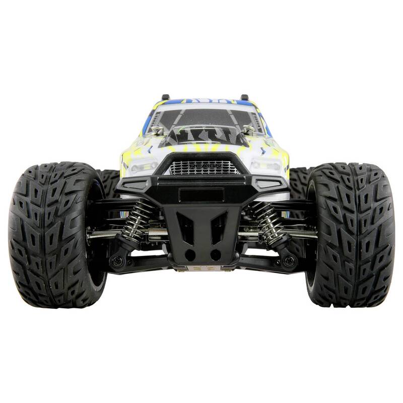 Amewi MAX20 1:20 RC Monstertruck Elektro 4WD Blau Orange mit Lichteffekt - 4262500341229