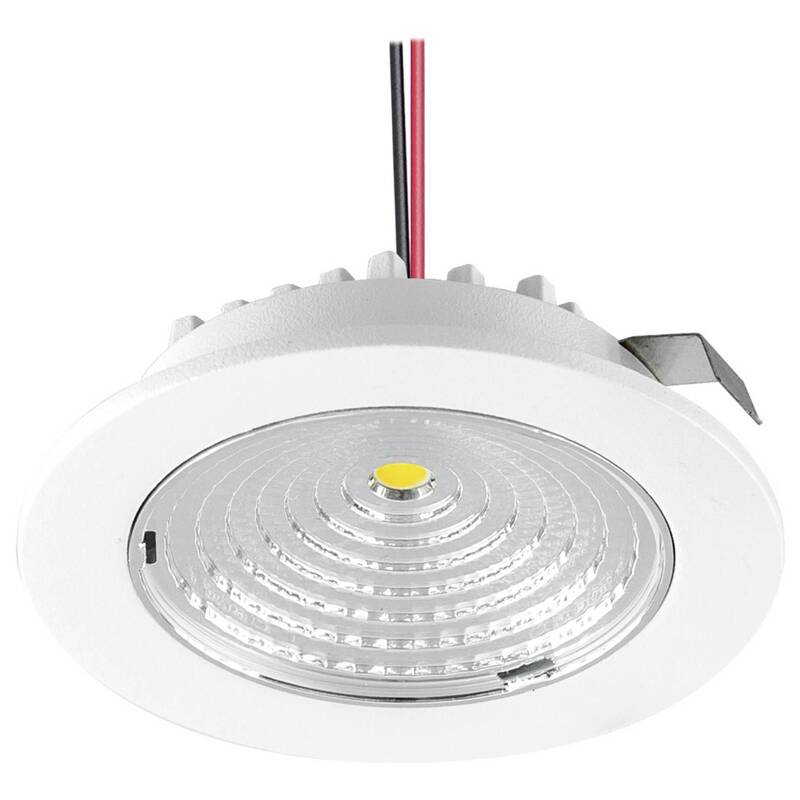 EVN Einbauleuchte Downlight L55030102 LED 3W warmweiß Aluminium Ø68mm IP20 Weiß - 4037293021470