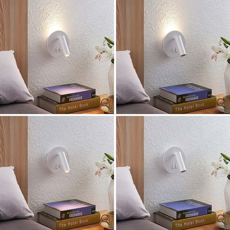Lucande Magya LED-Wandleuchte Lampe Leuchte Wandleuchte 2-flammig 2x3 W Spot - 4251096570199