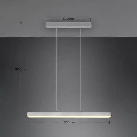 Trio Lighting LED-Pendelleuchte Paros DUOline Hängelampe Deckenleuchte Lampe - 4017807505955