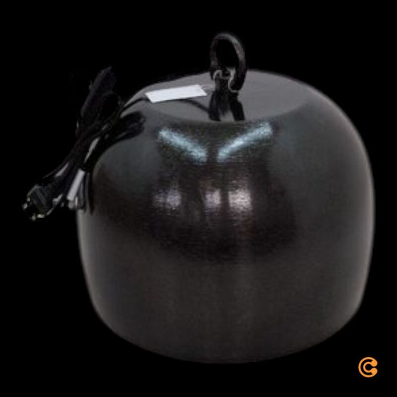 KARE Bodenleuchte Apollon Stehleuchte Lampe schwarz Ø35cm warmes Licht Stahl - 4025621542827