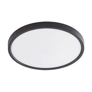 B-Ware LINDBY Deckenleuchte Lampe LED Esszimmer rund dimmbar schwarz weiß modern