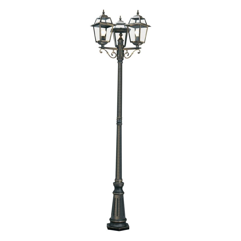 Searchlight Mastleuchte New Orleans Außenlampe Laterne Lampe Leuchte 3 falmmig - 5013874309921