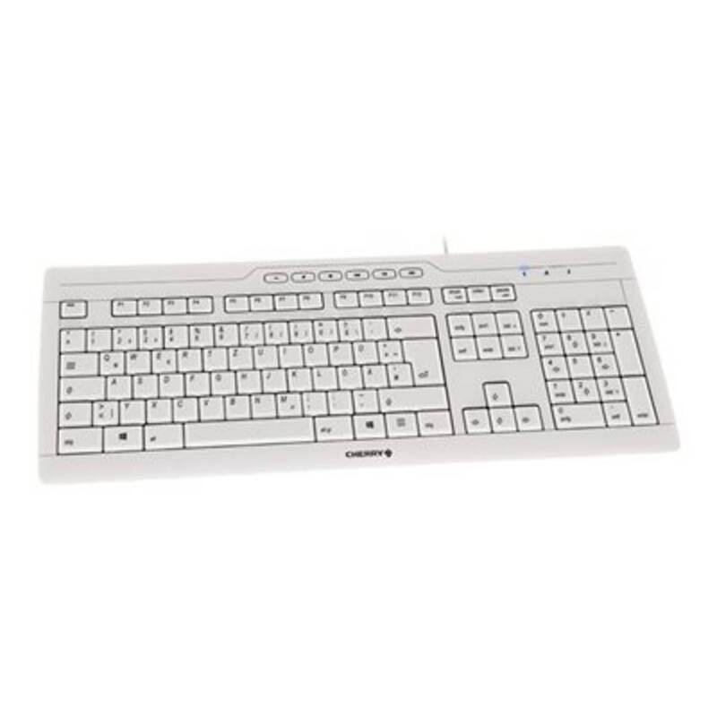 Cherry Tastatur USB QWERTZ CHERRY STREAM 3.0 mehrfarbig Eingabegerät Schweiz - 4025112083235