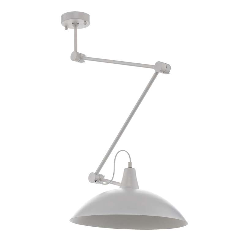 Euluna Deckenlampe 808 LED Lampe dimmbar Höhenverstellbar weiß Ø37cm 1-flammig - 5904798637187