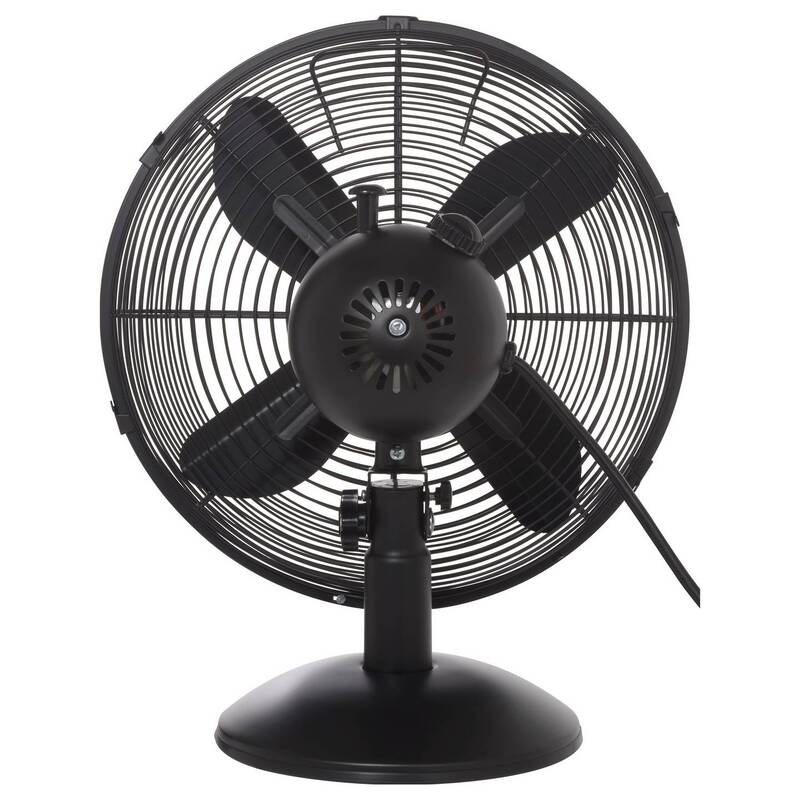 Sygonix Tischventilator SY-6904456 Ventilator Lüfter 30W leise kompakt schwarz - 4064161489315
