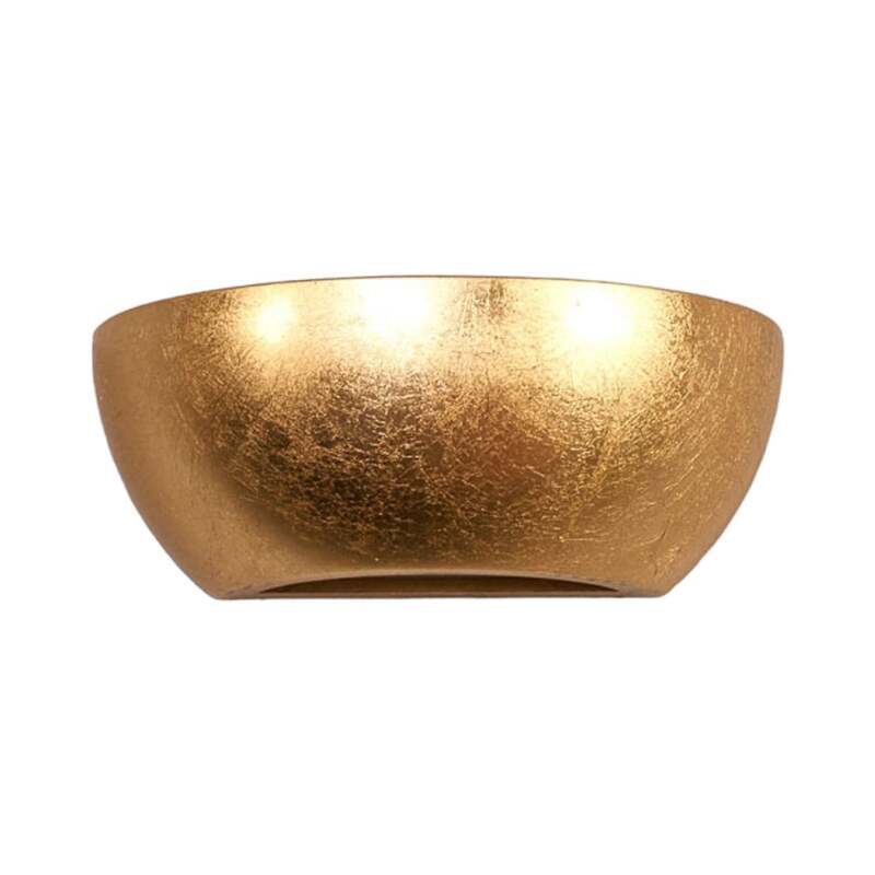 Lindby Wandleuchte Hängeleuchte Kolja LED Wandlampe Lampe dimmbar gold 25cm - 4251096525878
