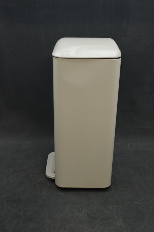 Mülleimer CLEAN BEVA 30L beige hjh OFFICE mit Soft Close Deckel 62cm hoch - 4064323107361