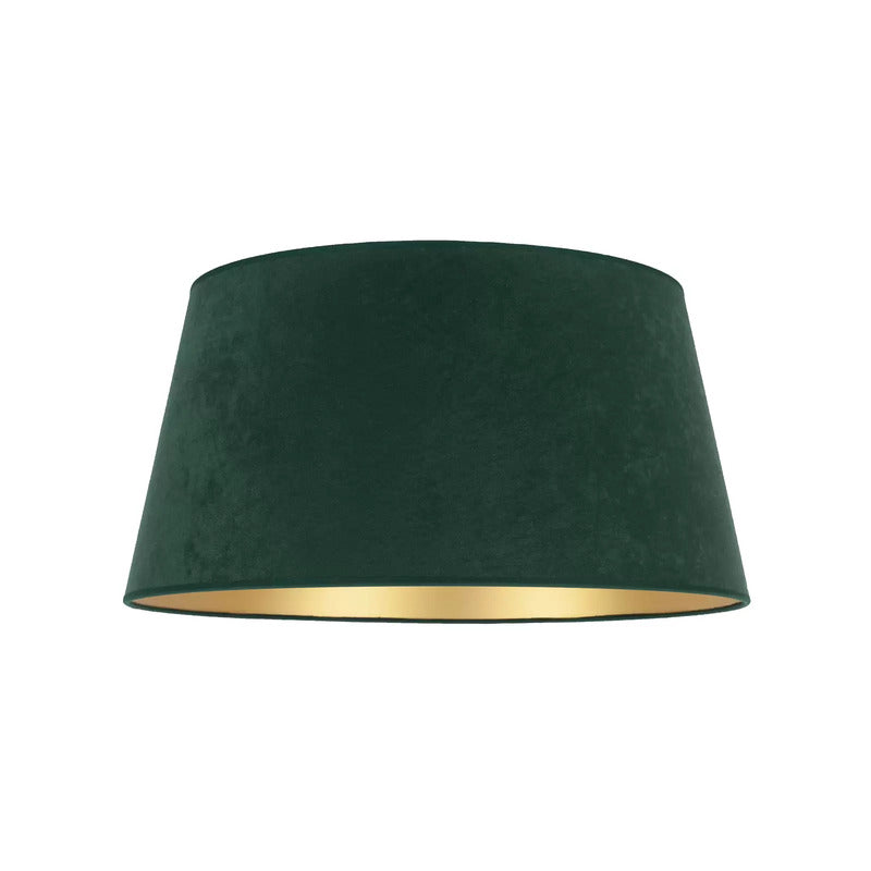Lampenschirm Cone 25,5 cm dunkelgrün gold Leuchte Lampe Stehlampe Spot Schirm - 5903689185486