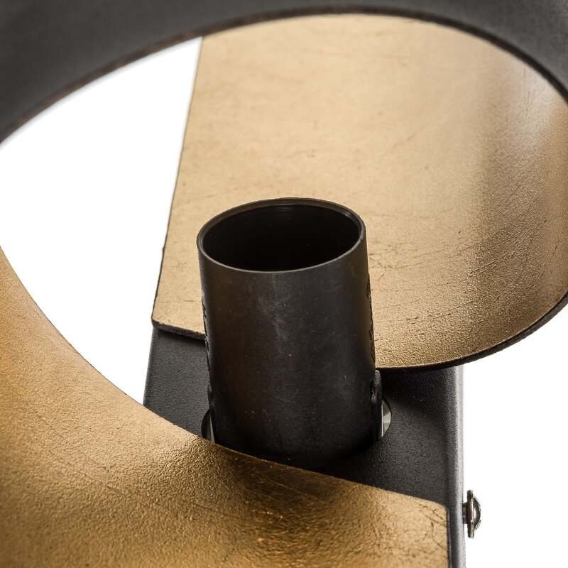 Lindby Wandleuchte Desirio LED Wandlampe dimmbar schwarz gold 35cm E14 Metall - 4251911712810
