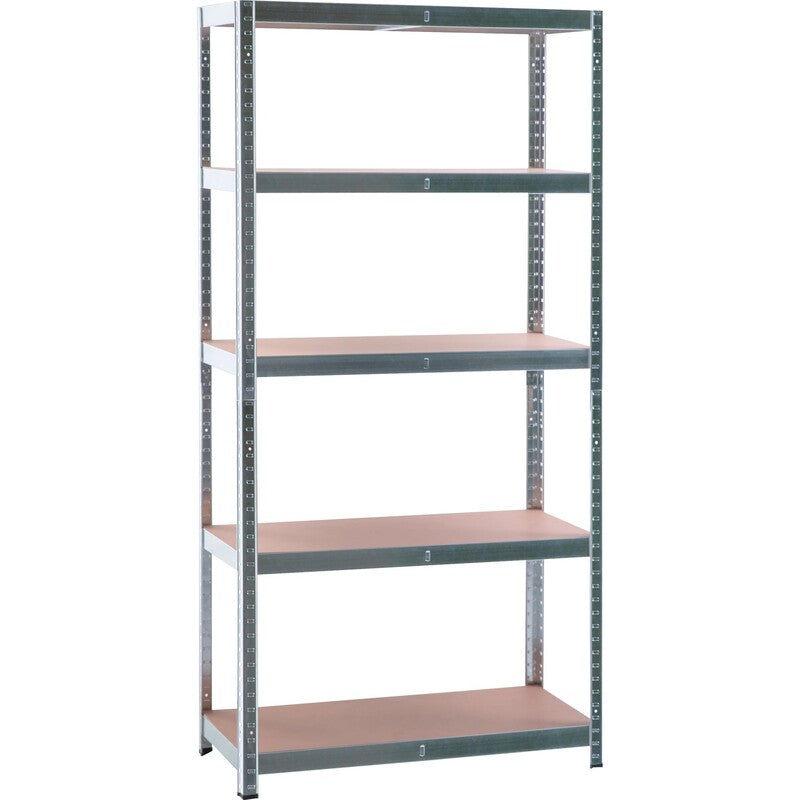 Schwerlast-Steckregal Lagerregal Metall Regal 875kg 5 Böden 180x90x40cm verzinkt - 4007876470520