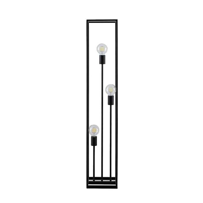 Lindby Krisha Stehlampe Stehleuchte Standlampe Leuchte schwarz Stahl 3-flammig - 4251096598414