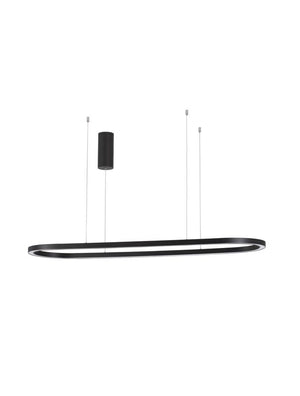 B-Ware Nova Luce Pendelleuchte Hängelampe CUPPE LED Schwarz Warmweiß dimmbar 120 cm 317