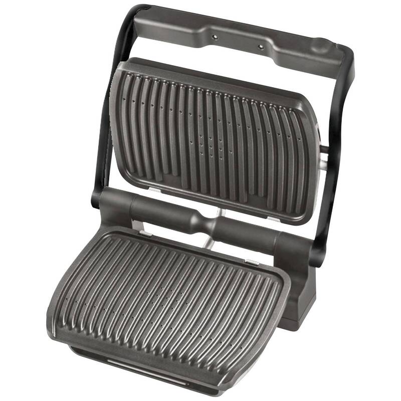 Tefal GC7128 OptiGrill+ Elektro Kontaktgrill 2000W Antihaft 330x200mm schwarz - 3016661149559