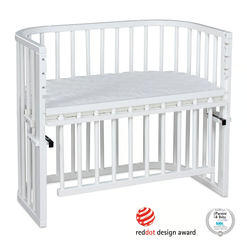 babybay Maxi Beistellbett Comfort Plus Babybett Baby-Stillbett weiß lackiert - 4260472559765