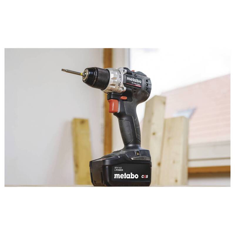 Metabo Akku-Bohrschrauber 18V 4Ah Li-Ion Schrauber Bohrschrauber 60Nm 1,7kg - 4061792295285