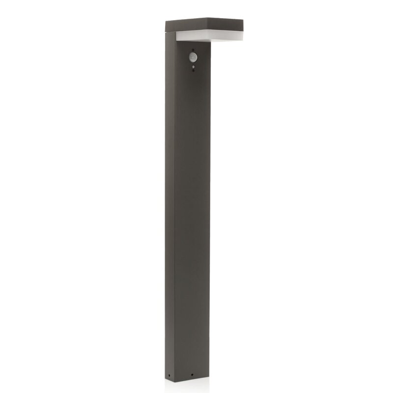 Lindby Pollerleuchte Pollerlampe LED Solar Sensor Chioma anthrazit Aussenleuc996 - 4251096556476