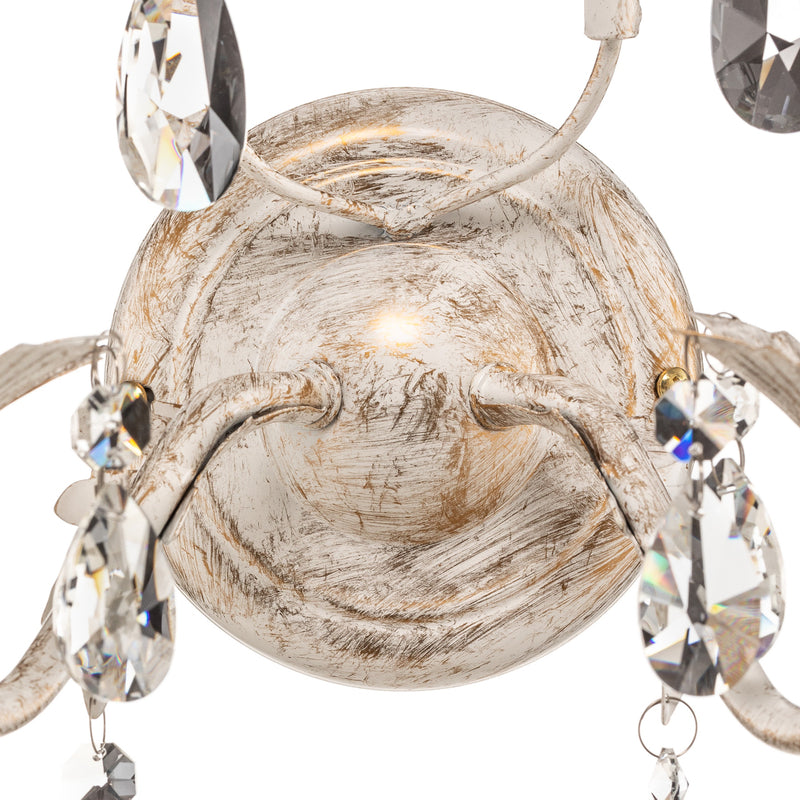 Euluna Kristall-Wandleuchte Teresa Wohnzimmerleuchte Wandlampe Flurleuchte E14 - 8030626541405