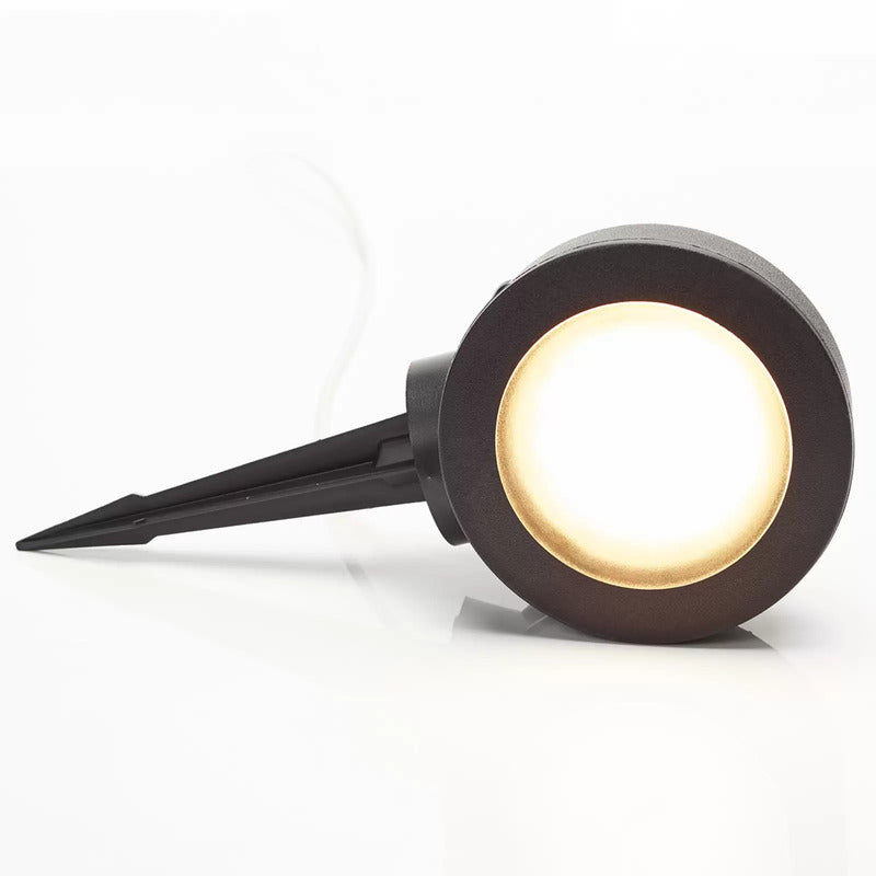 Fumagalli Spießstrahler Tommy Sockelleuchte Lampe rund schwarz 1-flammig 10W CCT - 8031874223693