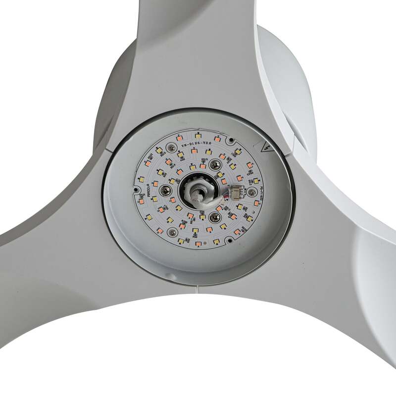 Deckenventilator Ventilator Lampe LED Smart Lucande Moneno weiß WLAN Tuya App - 4251911780055