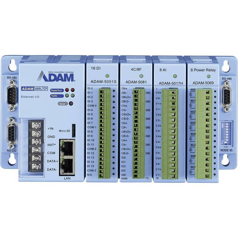 Advantech ADAM-5000L DA&C-System für Ethernet Modbus RTU 24 V/DC Fernwartung - 4016138973761