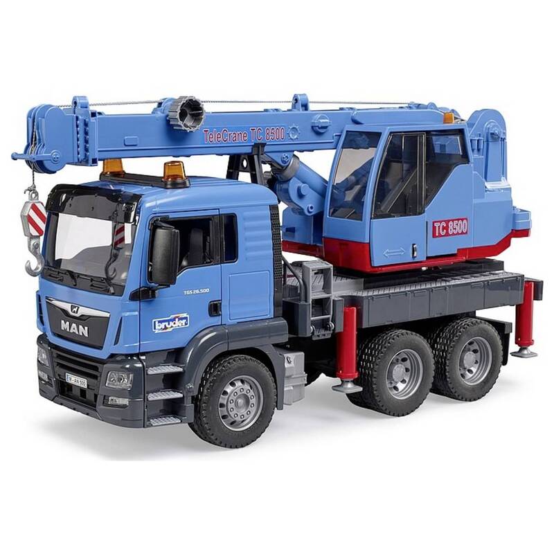 Bruder Baufahrzeug Modell MAN TGS Kran-LKW Fertigmodell Spielzeug ab 3 Jahren - 4001702037710