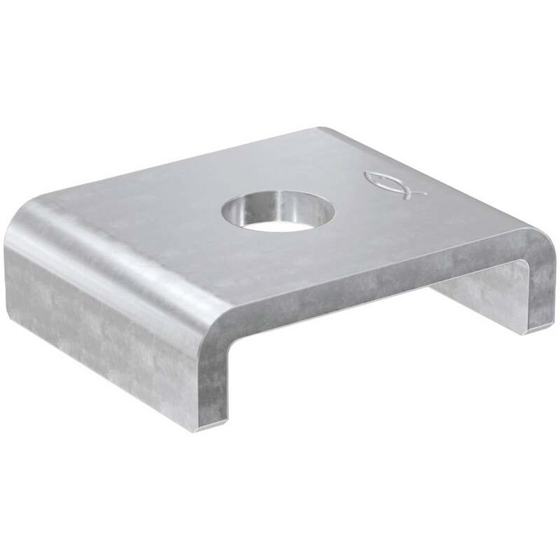 fischer Halteklaue Verbindungselement Befestigung Stahl verzinkt 17mm 50 Stück - 4048962432817