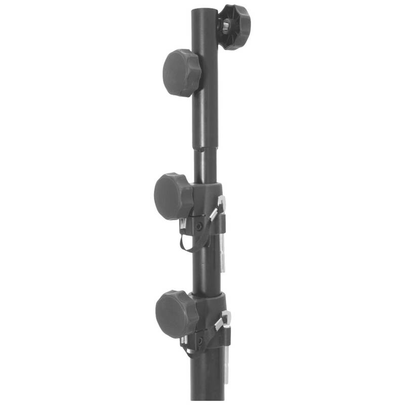 Eurolite Lichtstativ Stativ belastbar bis 30kg Höhe 150-315cm schwarz stabil - 4026397676945