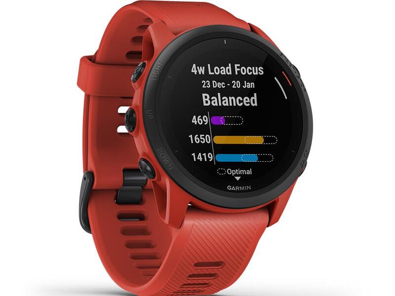Garmin Sportuhr Uhr Forerunner 745 GPS Triathlonuhr Trainingsuhr Onesize Rot - 0753759261429