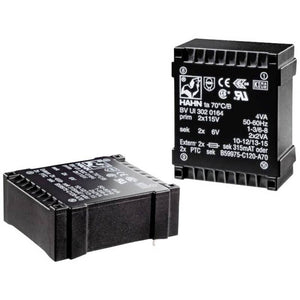 10x B-Ware Hahn Printtransformator BV UI 304 0136 Transformator 2x115V 2x15V 10 VA 10 STÜCK