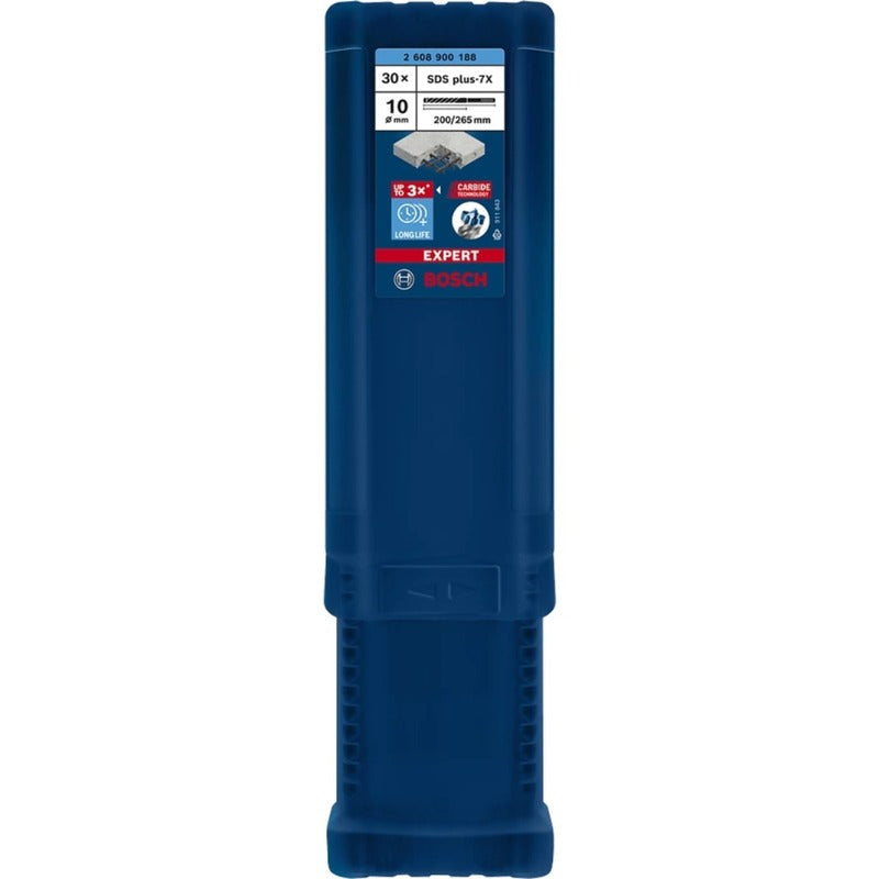 Bosch EXPERT Hammerbohrer Bohrer Set Beton SDS Plus für Bohrhammer 30 Stück - 4059952532615